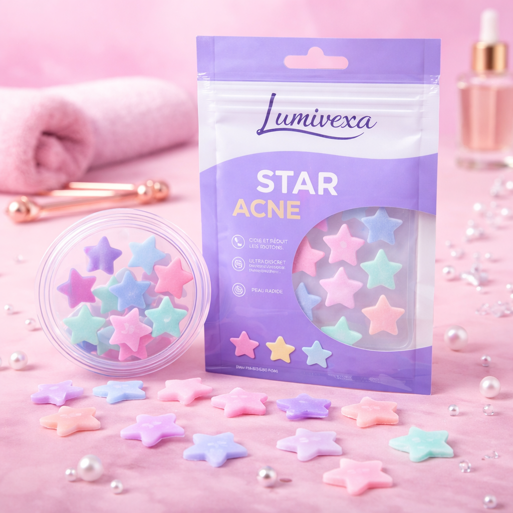 Patchs de boutons étoiles sept couleurs